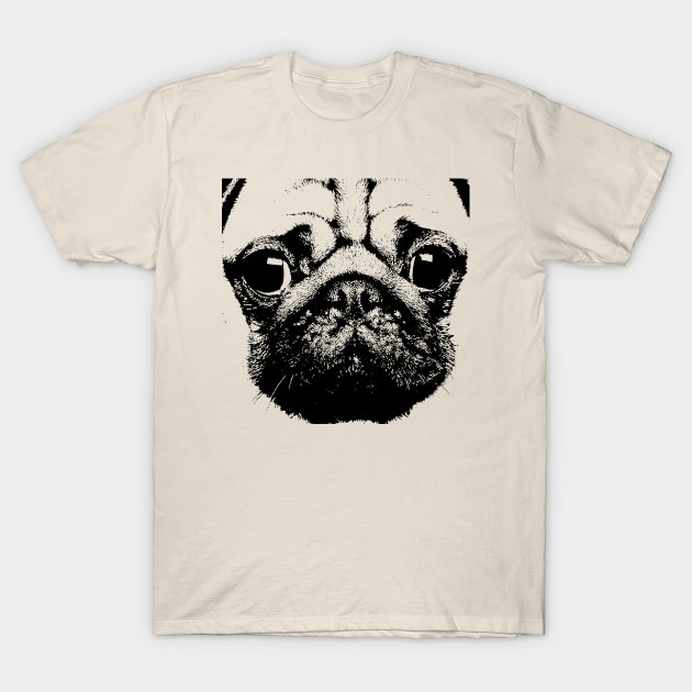 Pug T-Shirt by martian